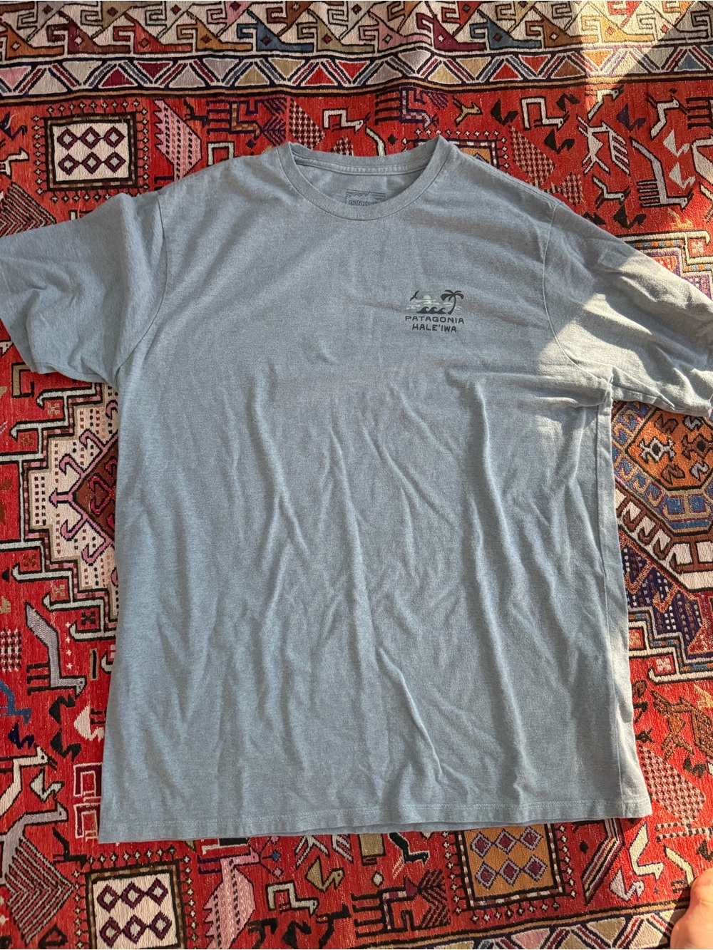Patagonia Haleiwa North Shore Hawaii Limited Edition T Shirt blue heather M
